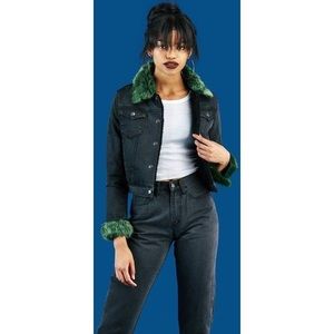 Unif Daria Jean Jacket NWT Size Small